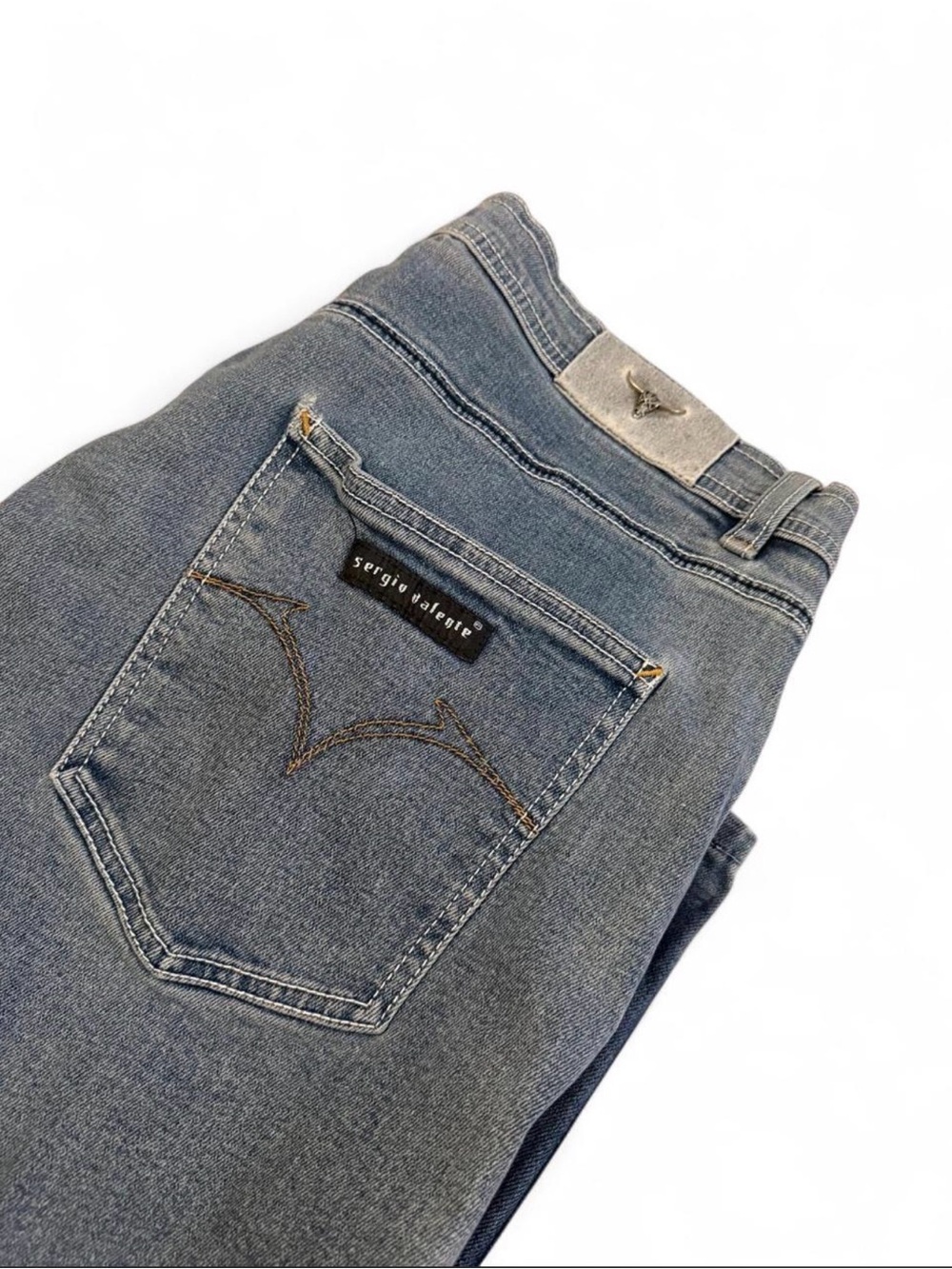 Sergio Valente Men's Blue Vintage 80s Denim Jeans Sz 36x29 100% Cotton HongKong